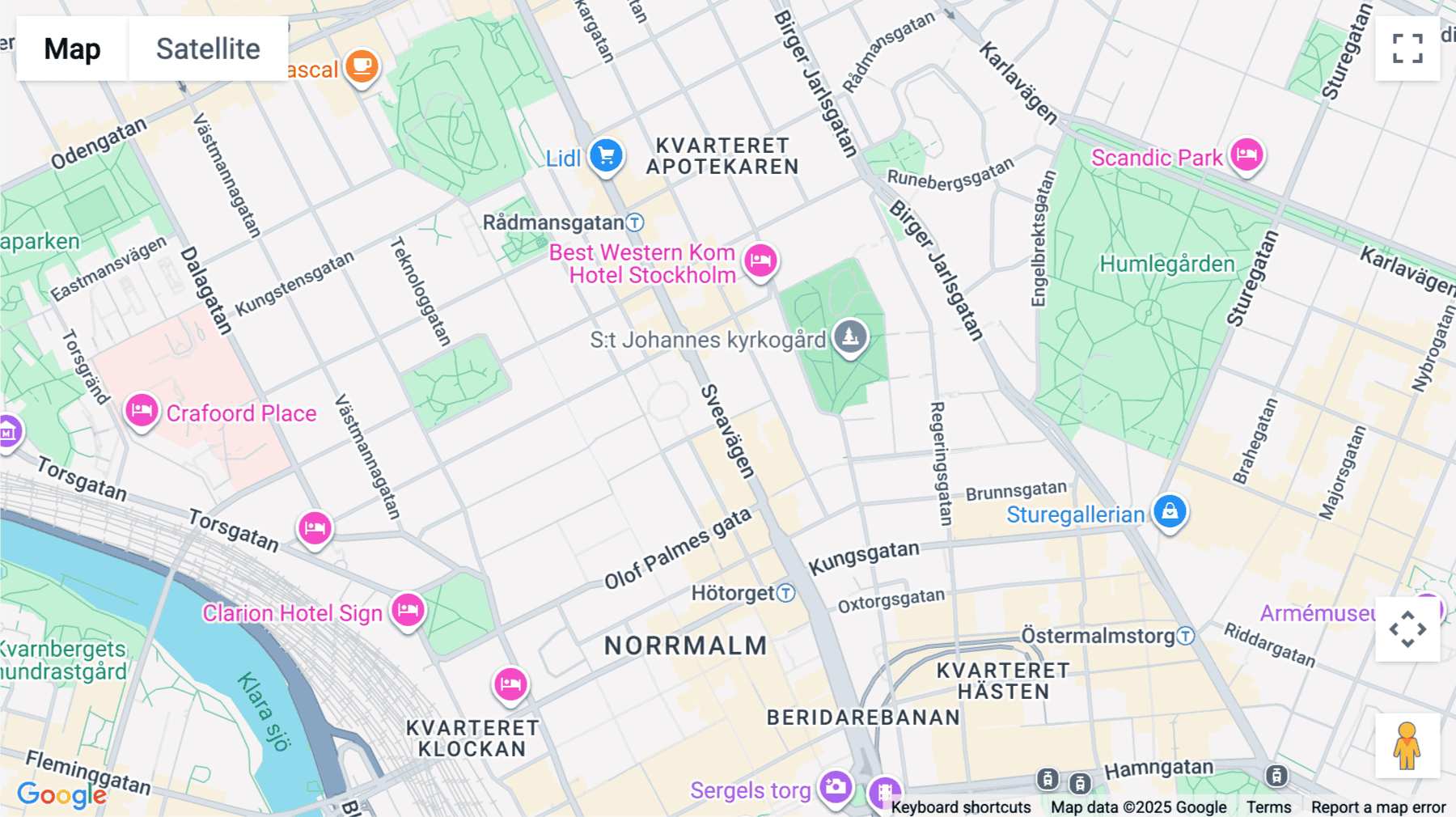 Click for interative map of Sveavägen 50, Entréplan samt våning 1-5, Stockholm