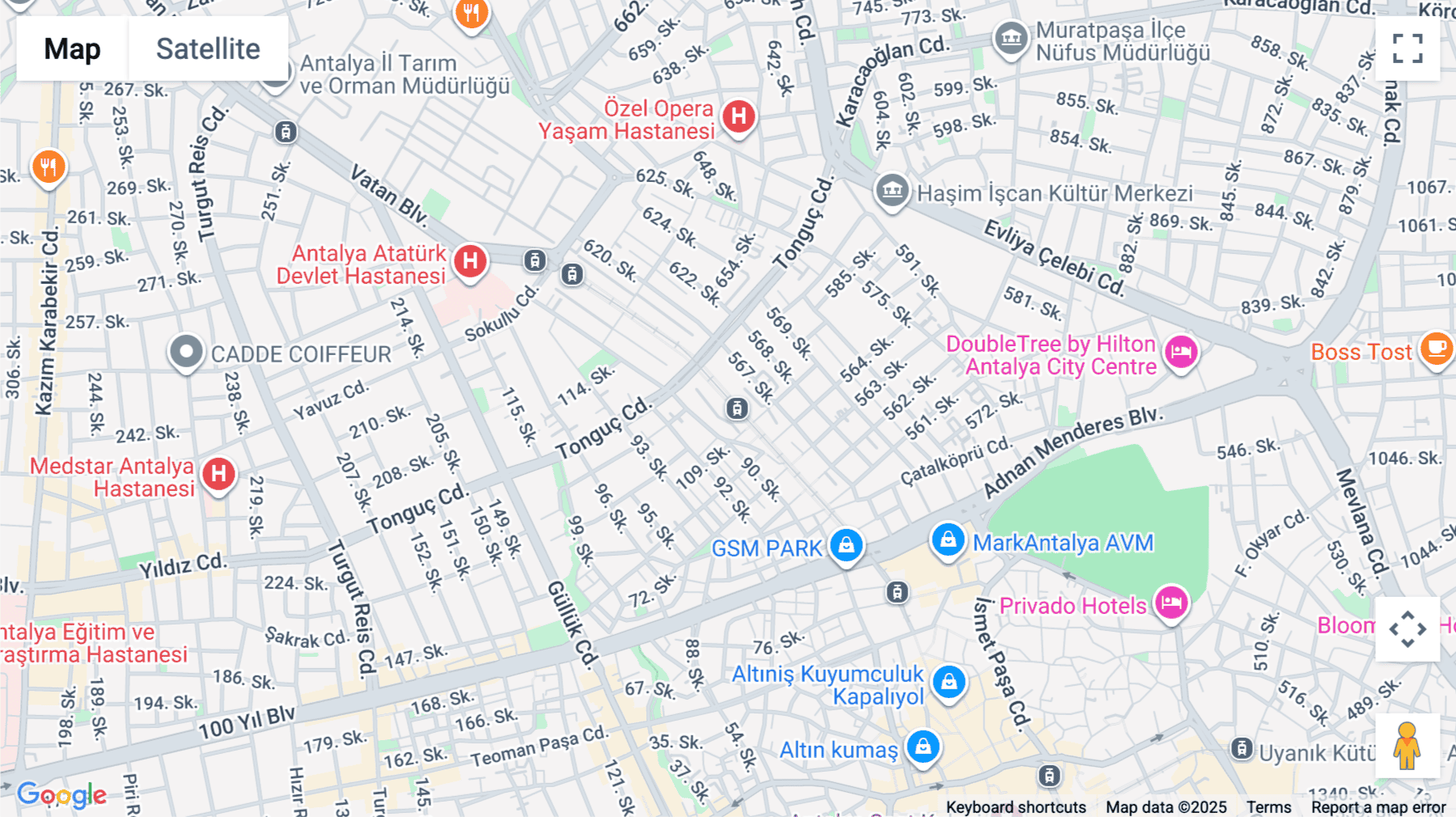 Click for interative map of Muratpaşa antalya, Antalya