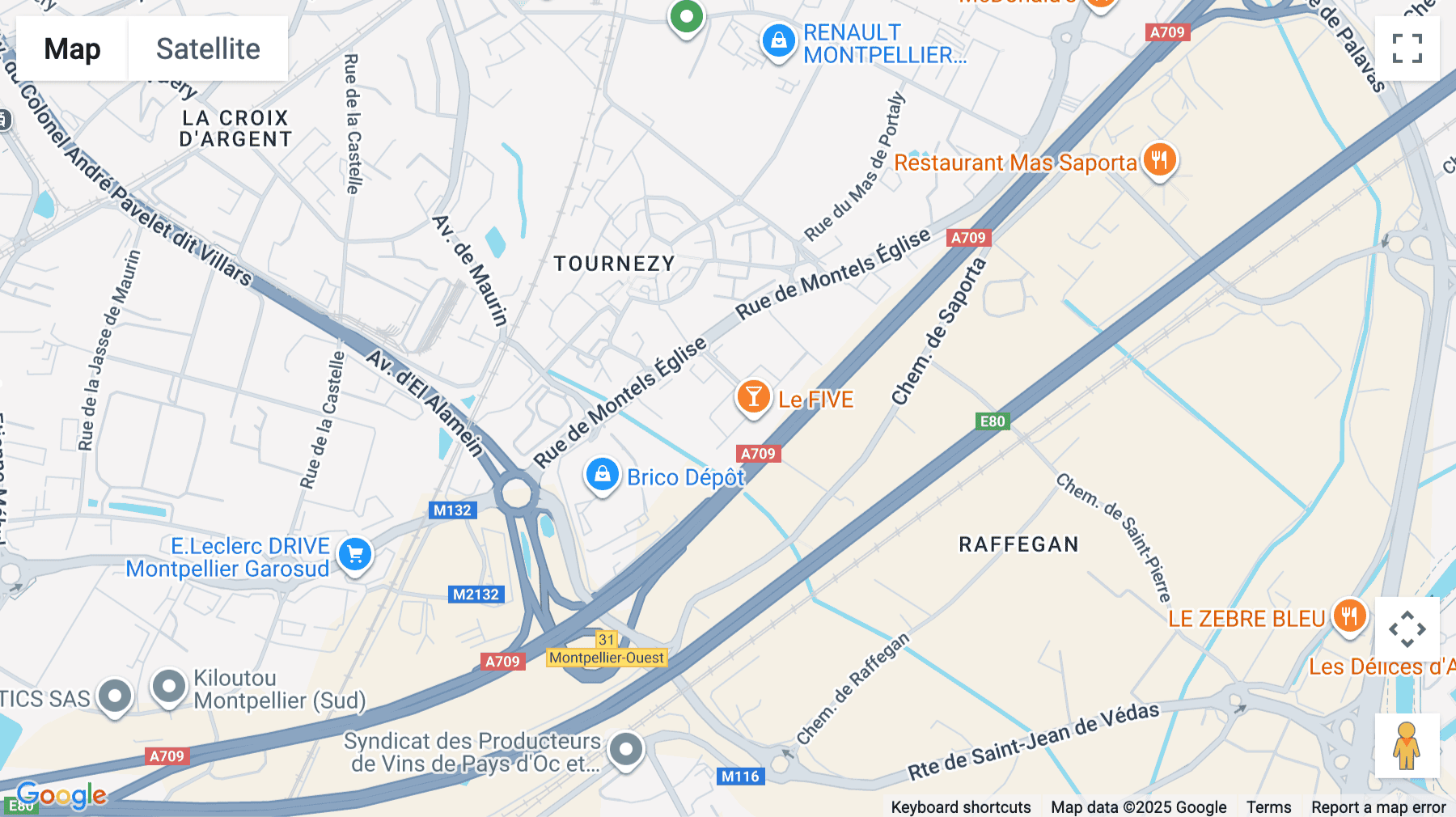 Click for interative map of 260, Rue du Puech Radier, Lattes