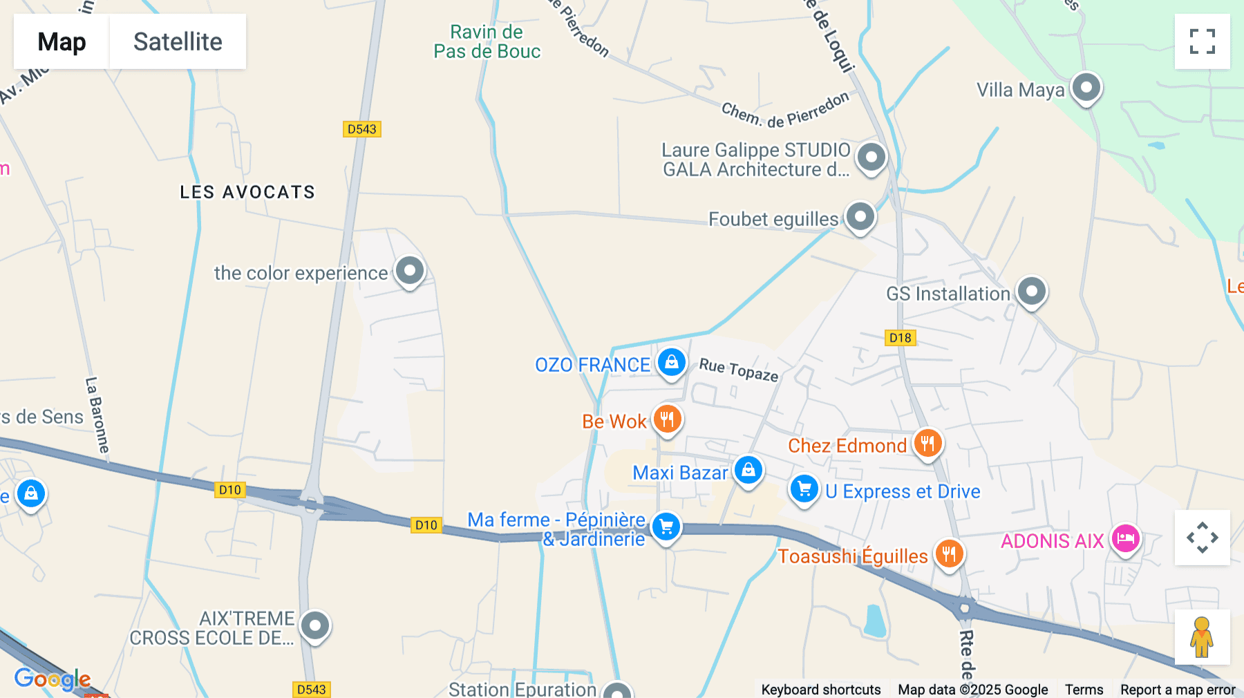 Click for interative map of 320A Rue Topaze, Eguilles