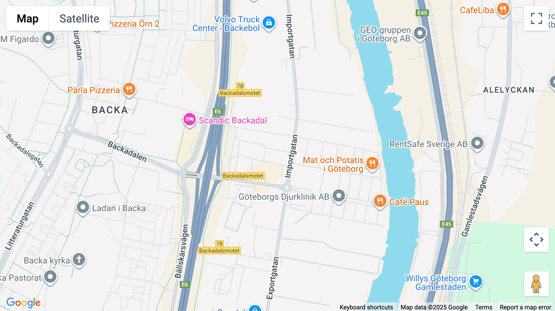 Click for interative map of Importgatan 10, Våning 2 och 3, Gothenburg