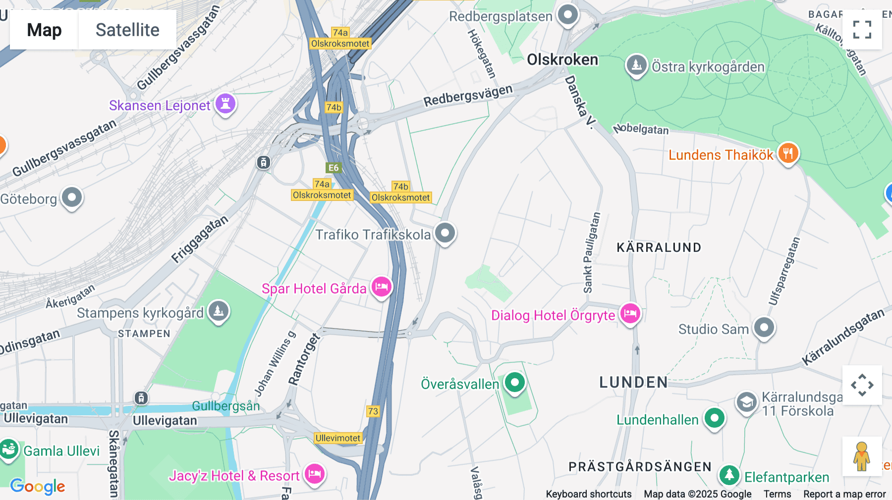 Click for interative map of Norra Gubberogatan 32, Våning 5, Gothenburg