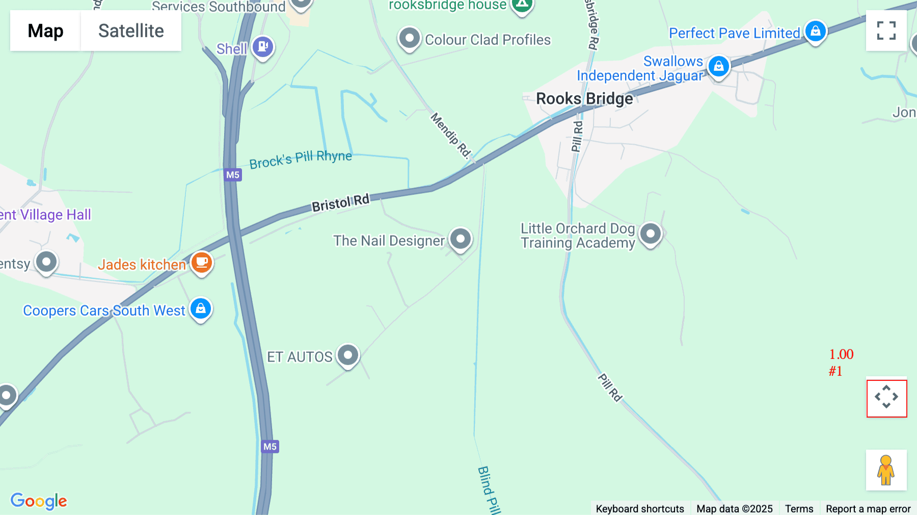 Click for interative map of The Stables, Rooksbridge, Somerset, Rooksbridge