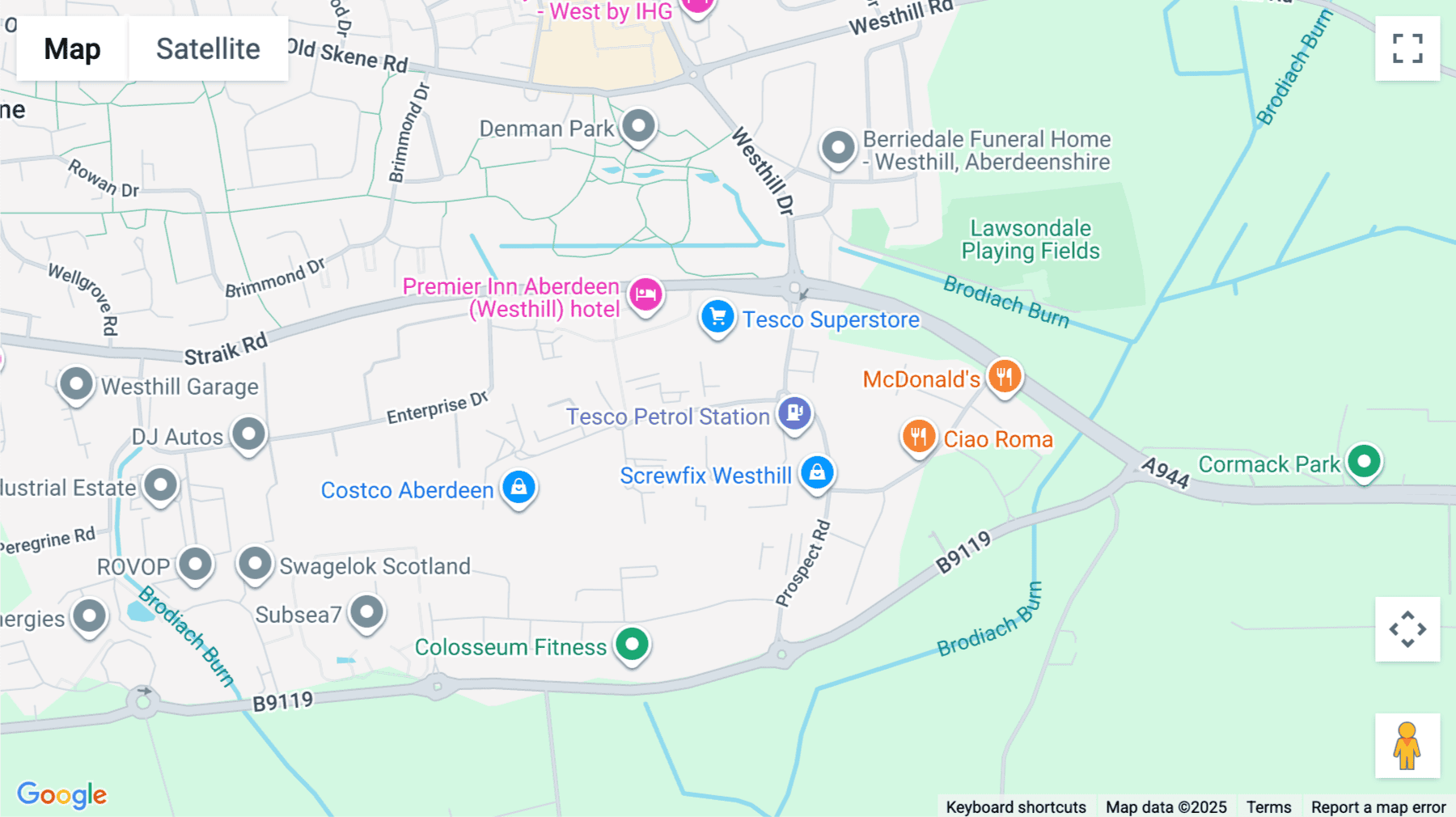 Click for interative map of Westpoint House,  Westpoint Business Park, Westhill, Aberdeen, Scotland, Aberdeen