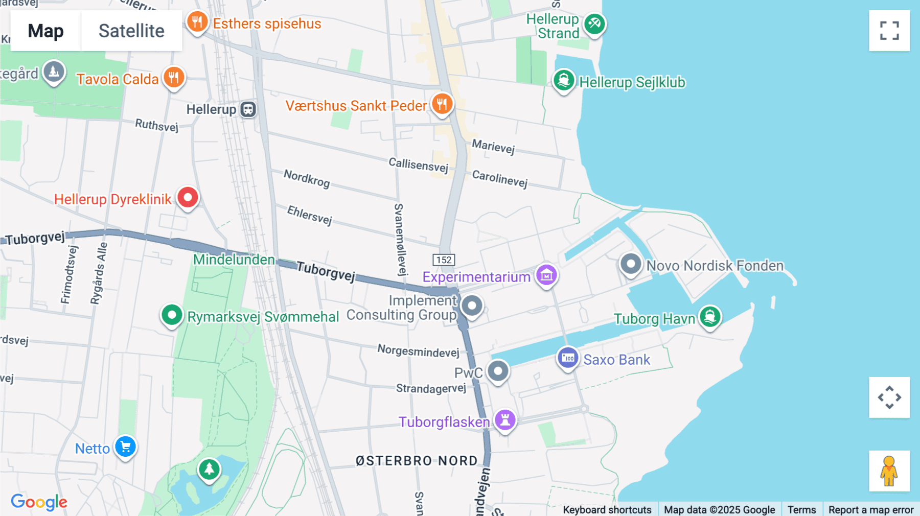 Click for interative map of Strandvejen 60, Hellerup