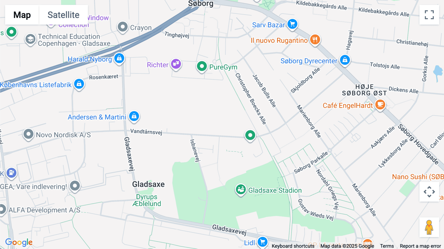Click for interative map of Copenhagen Soborg, Automatikvej 1, Copenhagen, Copenhagen