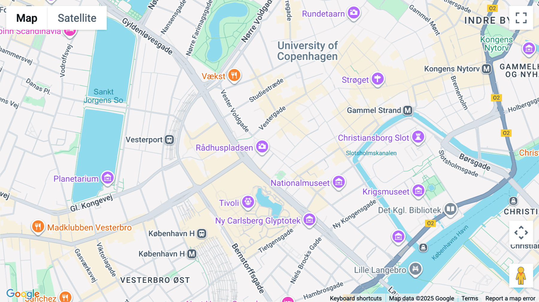 Click for interative map of Radhuspladsen 16, Copenhagen, Copenhagen