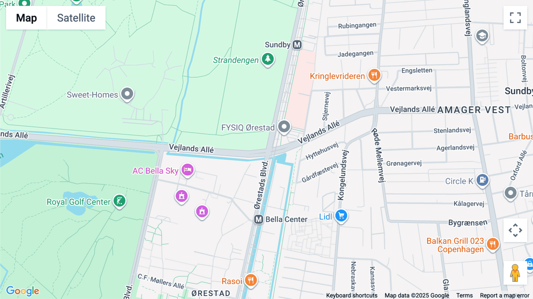 Click for interative map of Ørestads Boulevard 73, Copenhagen, Copenhagen