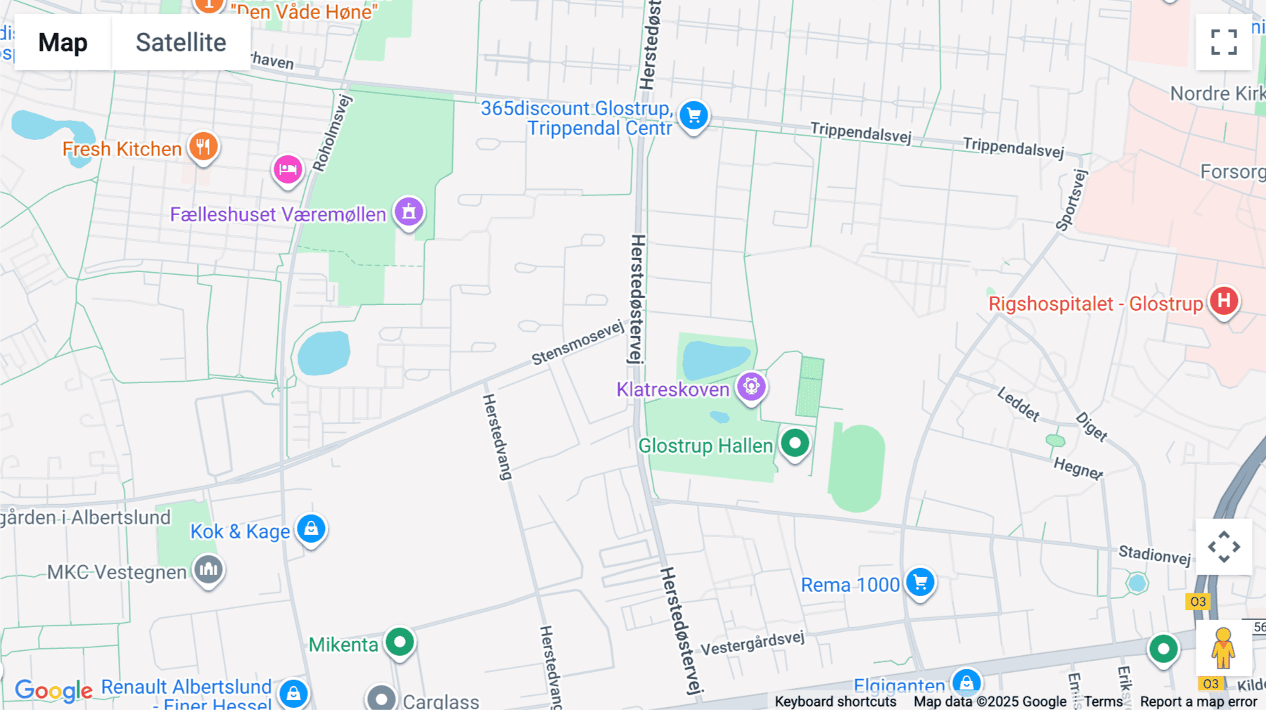 Click for interative map of Herstedoestervej 27-29, Unit A, Albertslund, Copenhagen, Copenhagen