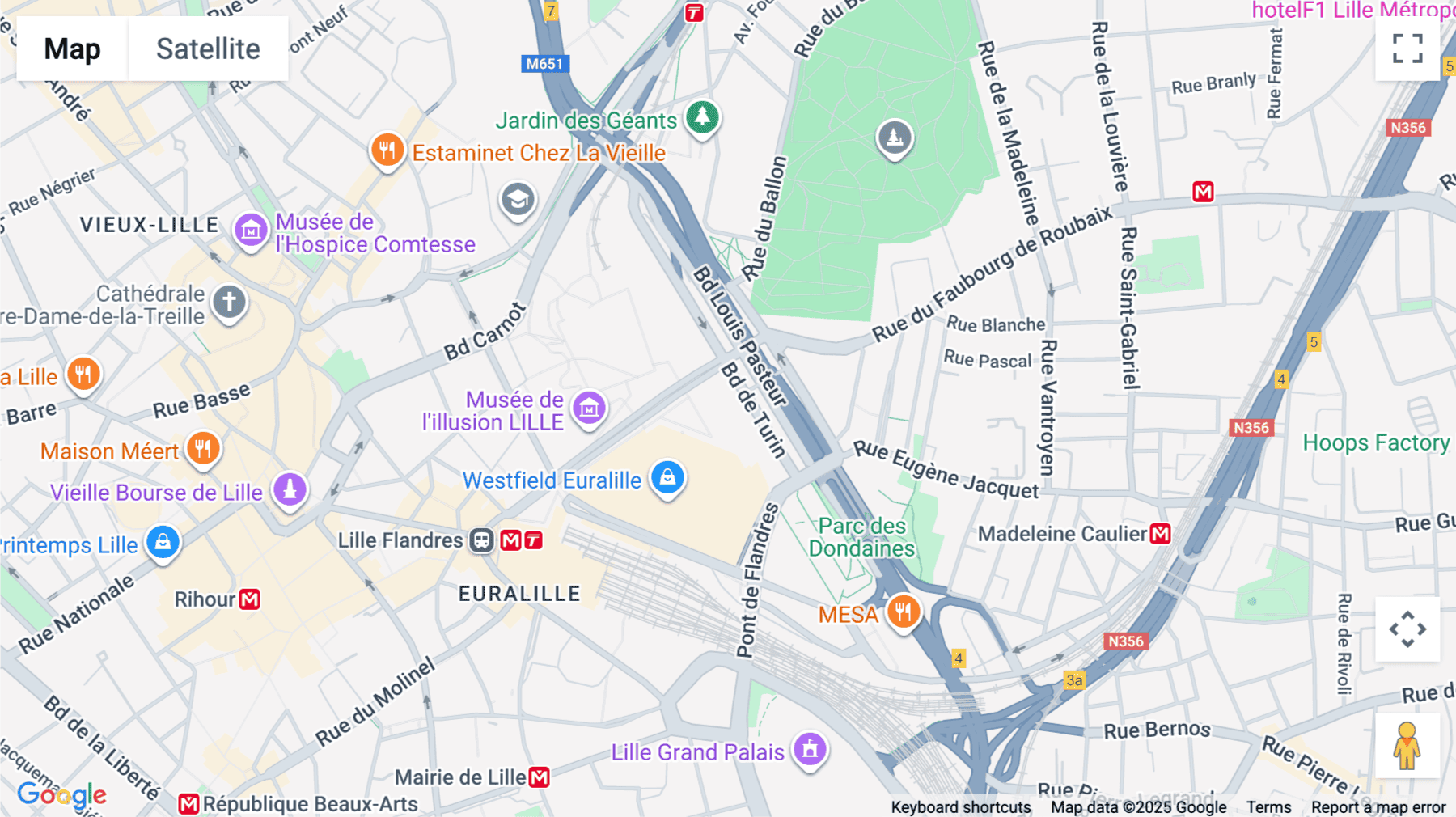 Click for interative map of Immeuble le Leeds, 253, Boulevard du Leeds, Lille, Lille