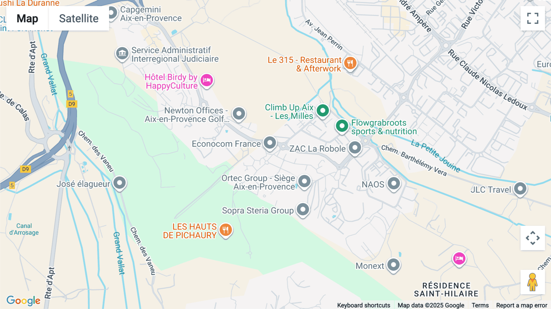 Click for interative map of Europarc de Pichaury, 1330, avenue Guillibert de la Lauzière, Aix en Provence