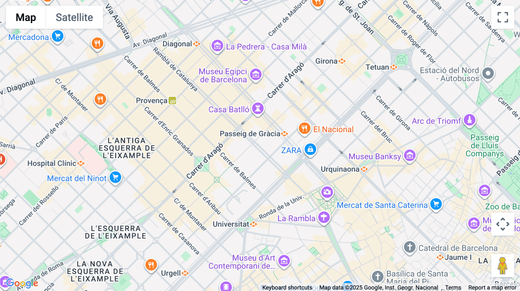 Click for interative map of Rambla de Catalunya 38, 8th Floor, Barcelona, Spain, Barcelona