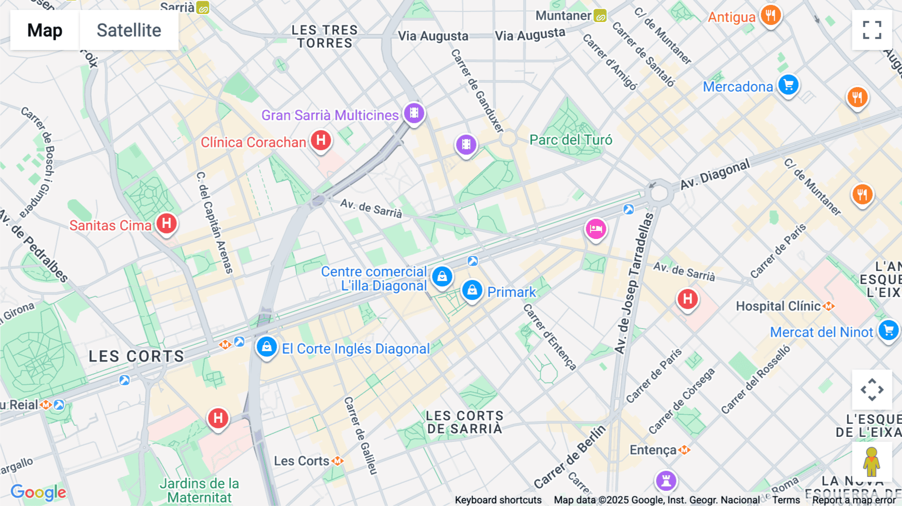 Click for interative map of Avenida Diagonal 640, Caja Madrid, Barcelona, Spain, Barcelona