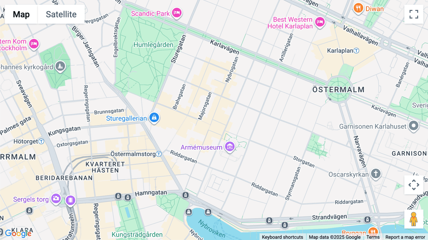 Click for interative map of Östermalmstorg, Krejaren 2, Ostermalmstorg 1, Stockholm, Stockholm