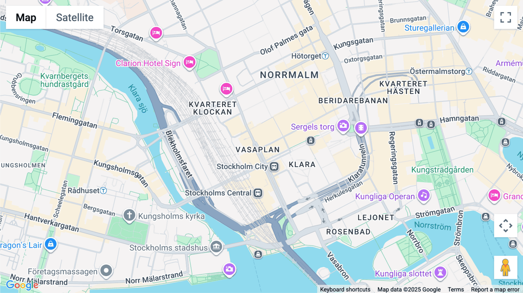 Click for interative map of Vasagatan 7, Stockholm, Stockholm