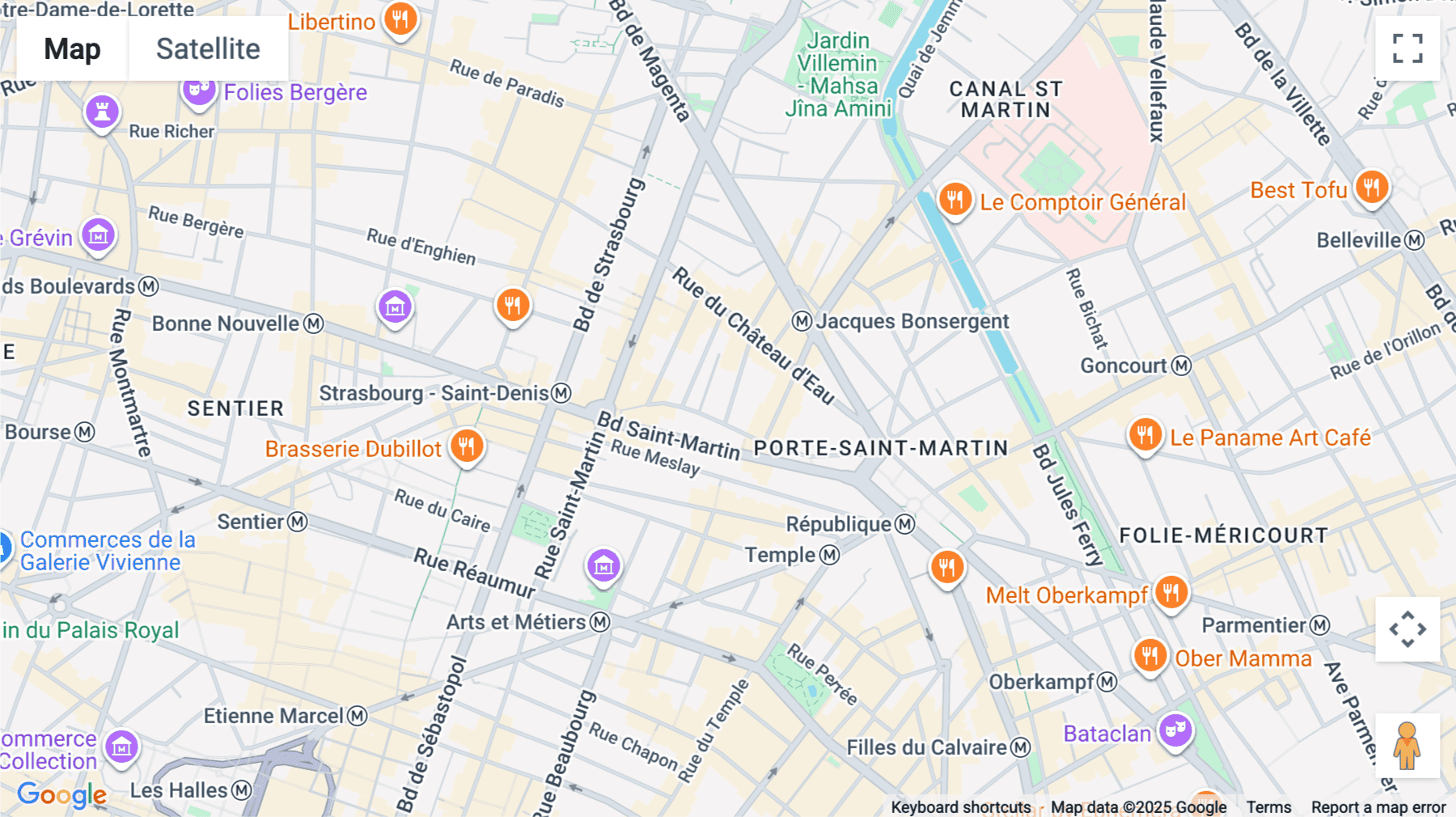 Click for interative map of 3/3 Bis, Rue Taylor, Paris, Paris