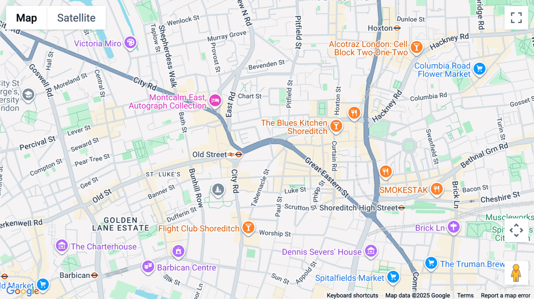 Click for interative map of Albert House, 1, 4 Singer Street, London, London