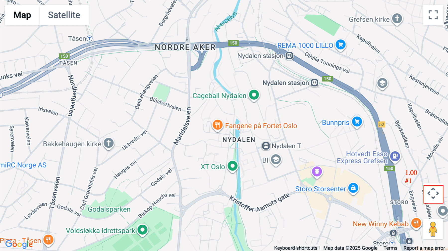 Click for interative map of 5th floor 28 Nydalsveien, Oslo, Norway, Oslo