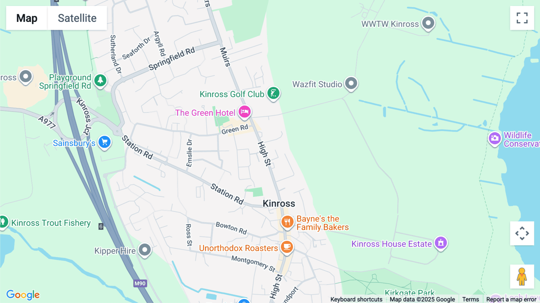 Click for interative map of High Street, Kinross, Perth, Scotland, United Kingdom, Perth