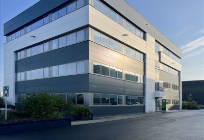 Exterior view of Axis Park, Dumont 12 Building, Rue Andre Dumont 12, Ground and 1st Floor