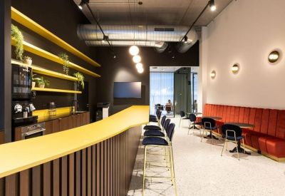 Interior of Da Vincilaan 2, Brussels Airport