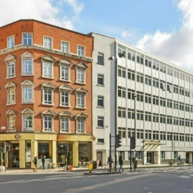 Interior of 60 Goswell Road. Click for details.