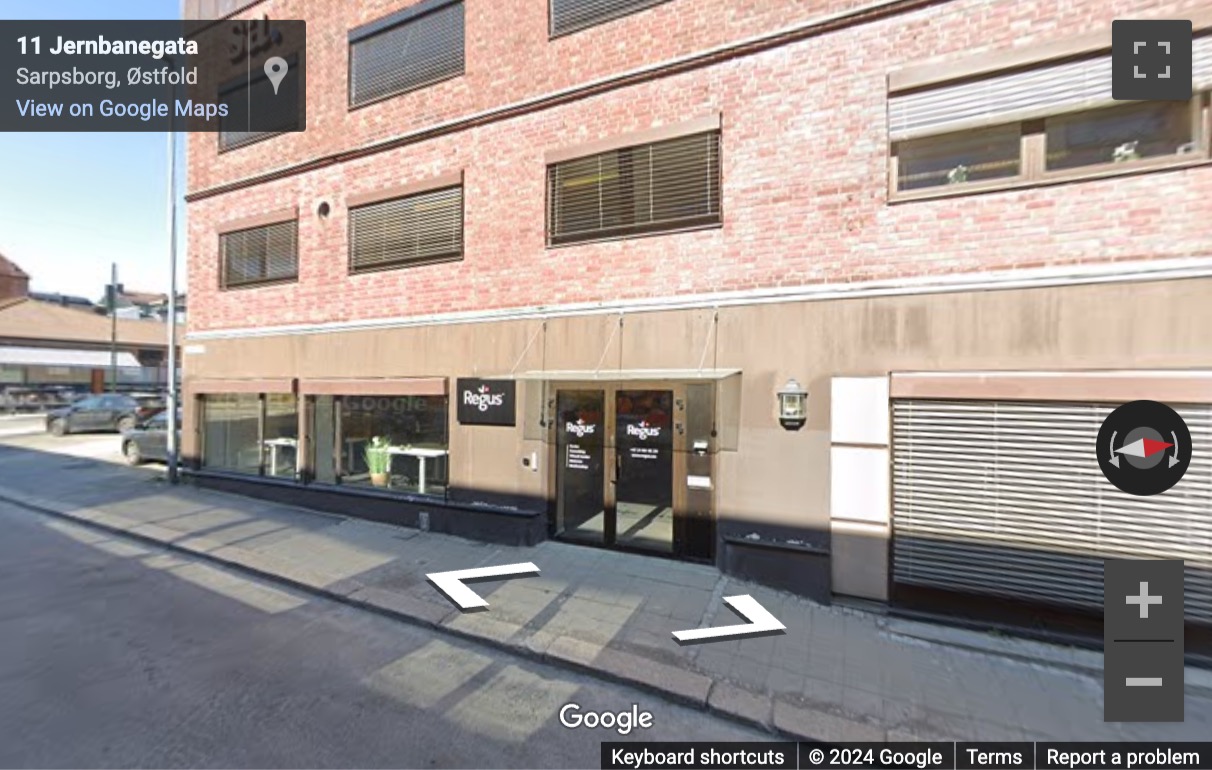 Street View image of Jernbanegata 11, Sarpsborg