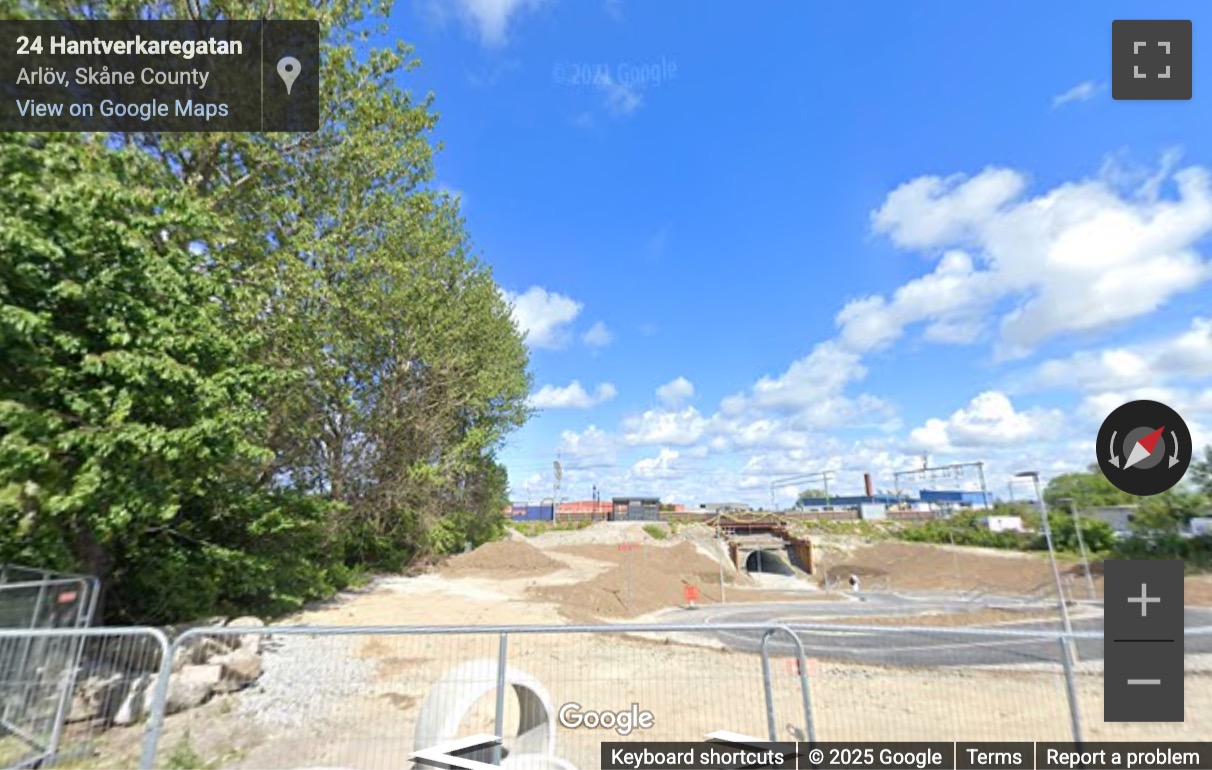 Street View image of Hantverkargatan 24A, Arlöv, Burlöv, Malmo