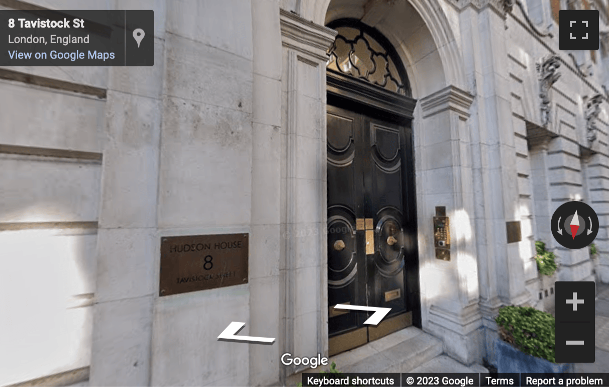 Street View image of Palladia Hudson House, 8 Tavistock Street, Covent Garden, London, WC2E