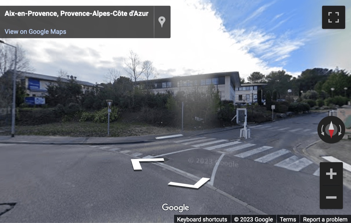 Street View image of Europarc de Pichaury, 1330, Avenue Guillibert de la Lauzière, Aix en Provence