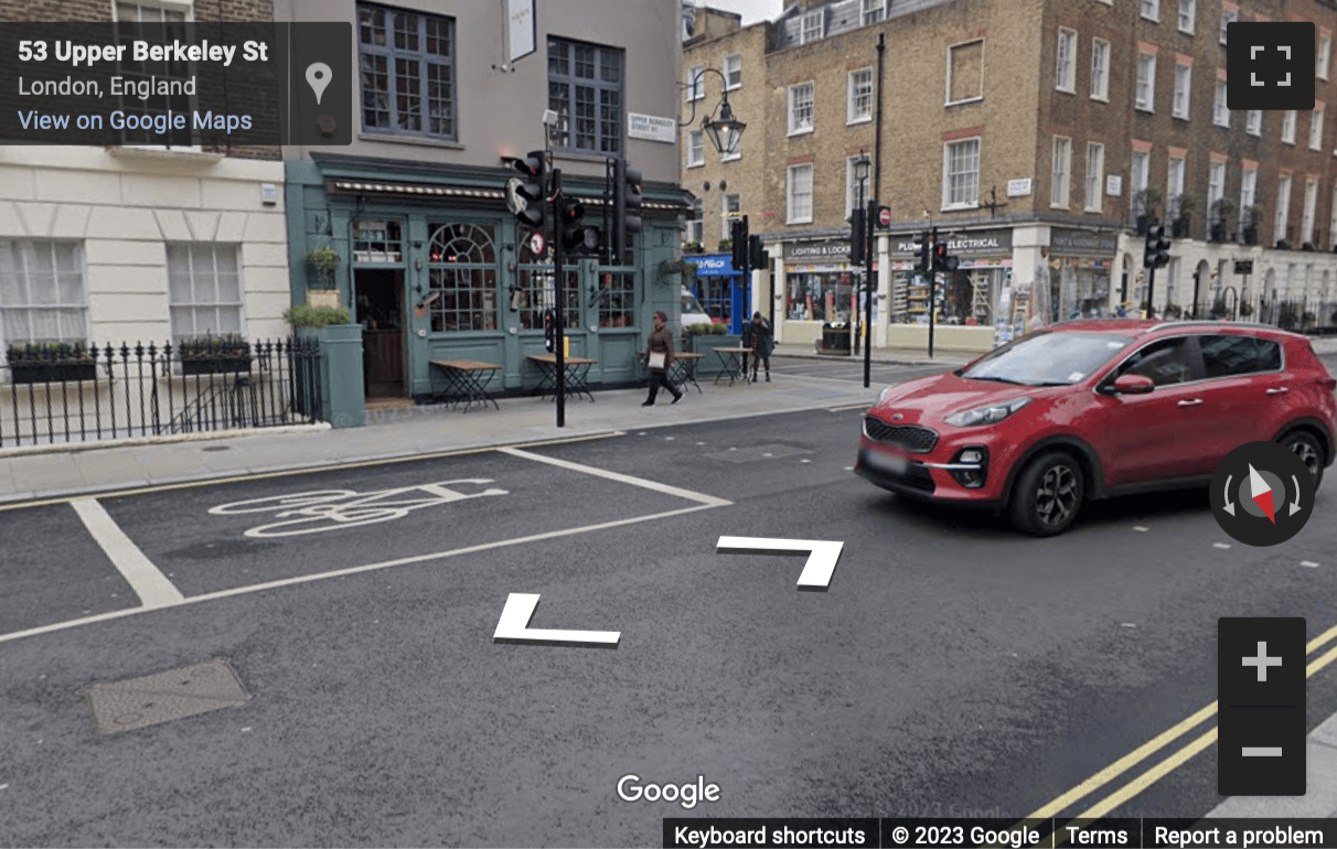 Street View image of 51 Upper Berkeley Street, Central London, W1H