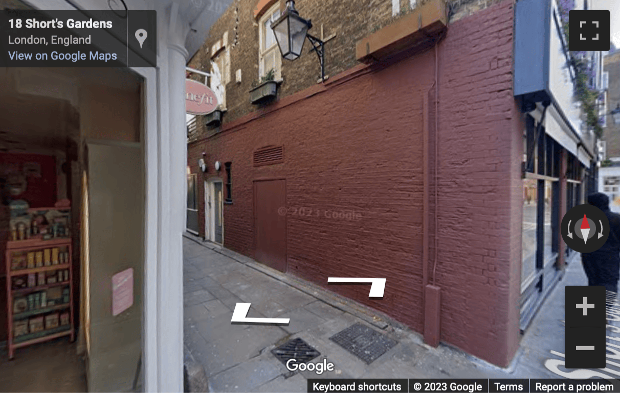 Street View image of 1 Neal’s Yard, Central London, WC2H