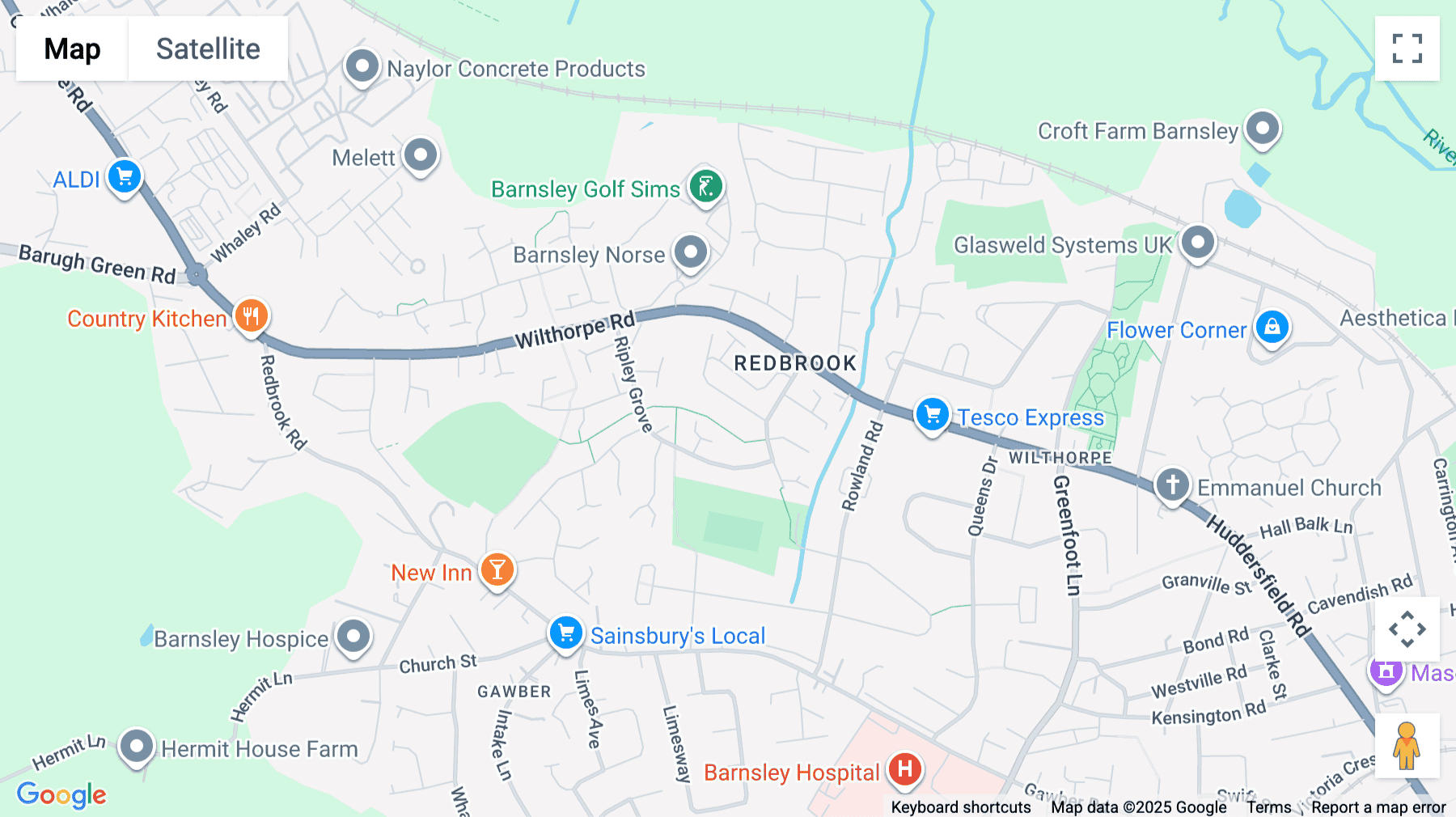 Click for interative map of Innovation Way, Wilthorpe, Barnsley, Barnsley