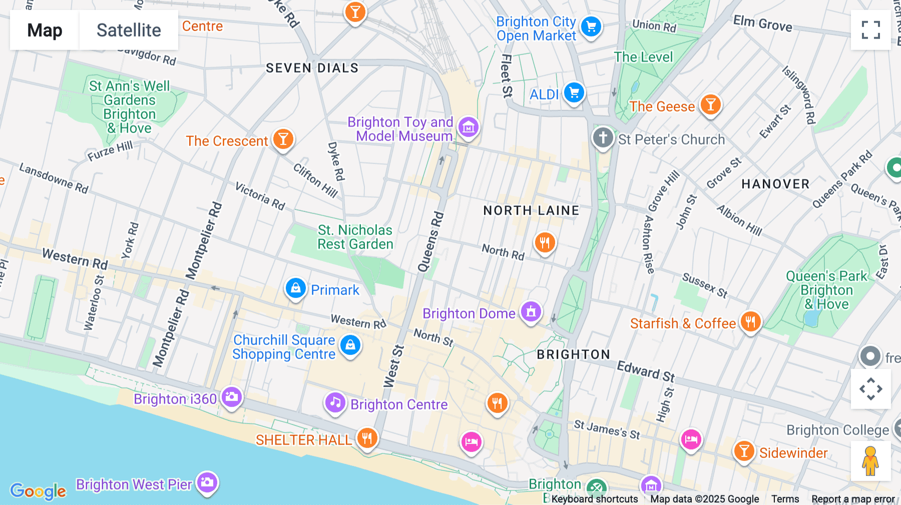 Click for interative map of Floor 6, TowerPoint, 44 North Road, Brighton