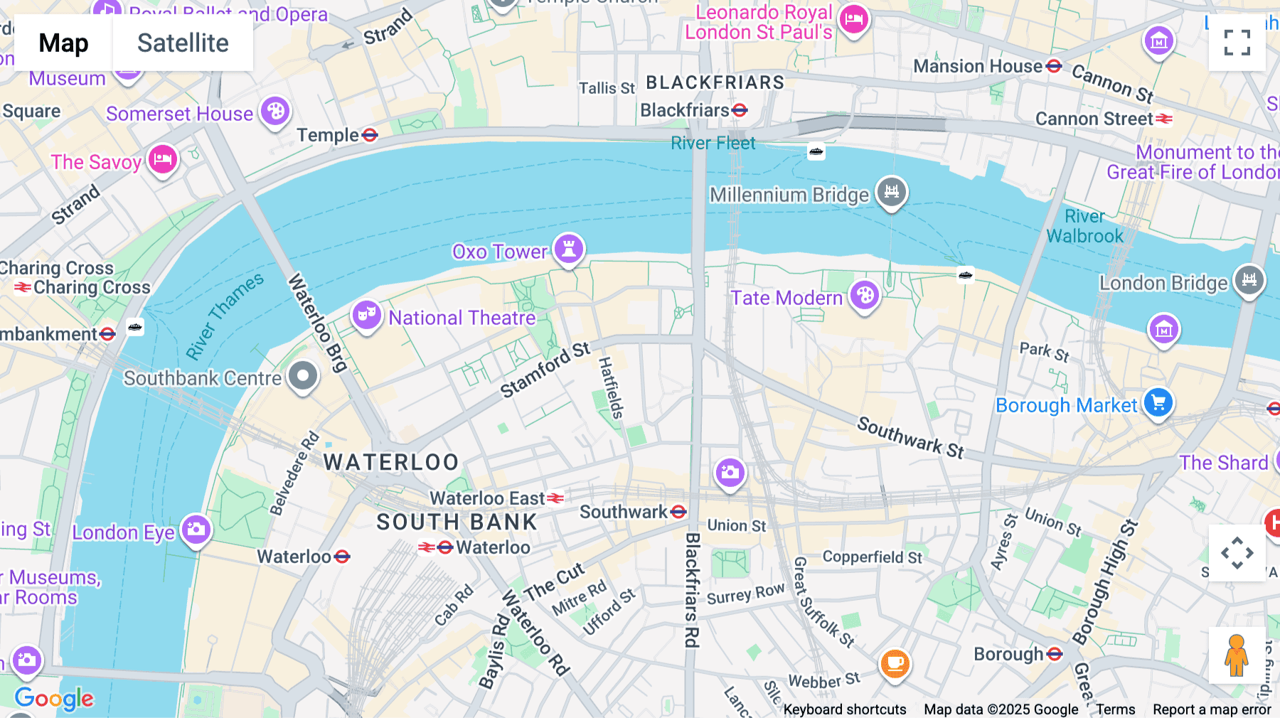 Click for interative map of 1 & 2 Paris Garden, London