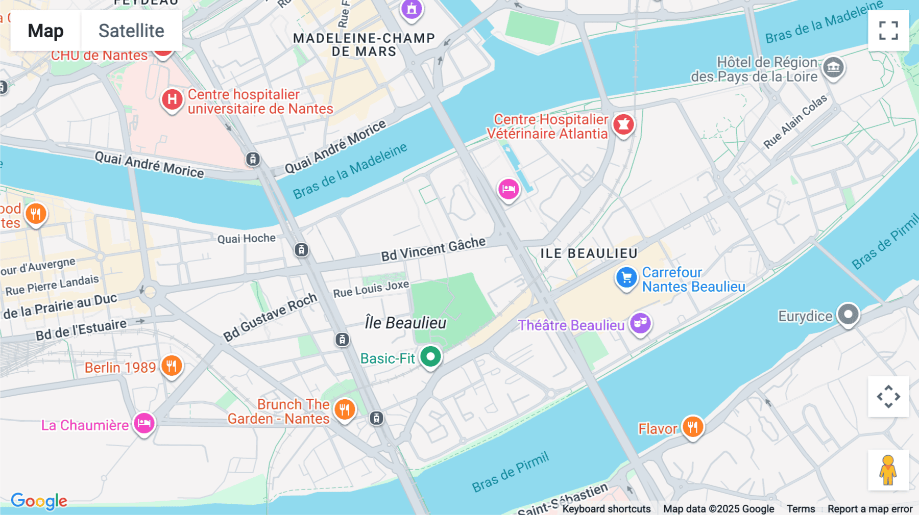 Click for interative map of 5 Boulevard Vincent Gâche, Nantes