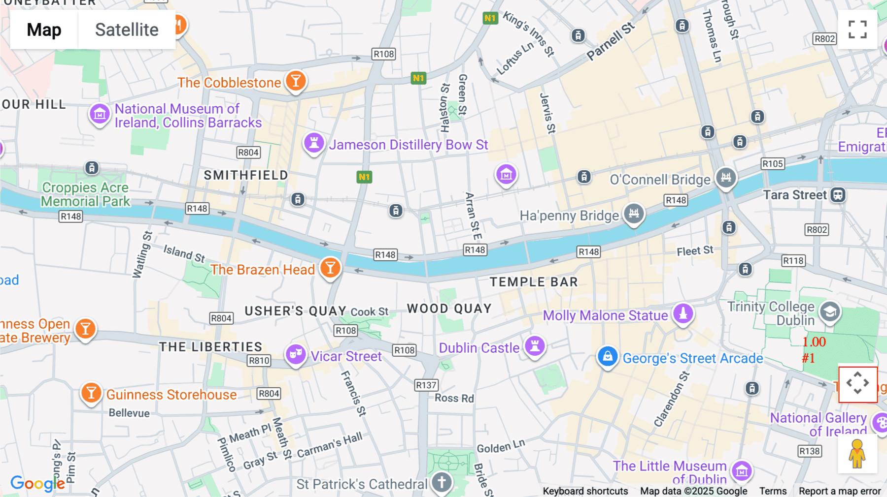 Click for interative map of Ormond Building, 31-36 Ormond Quay Upper, Dublin