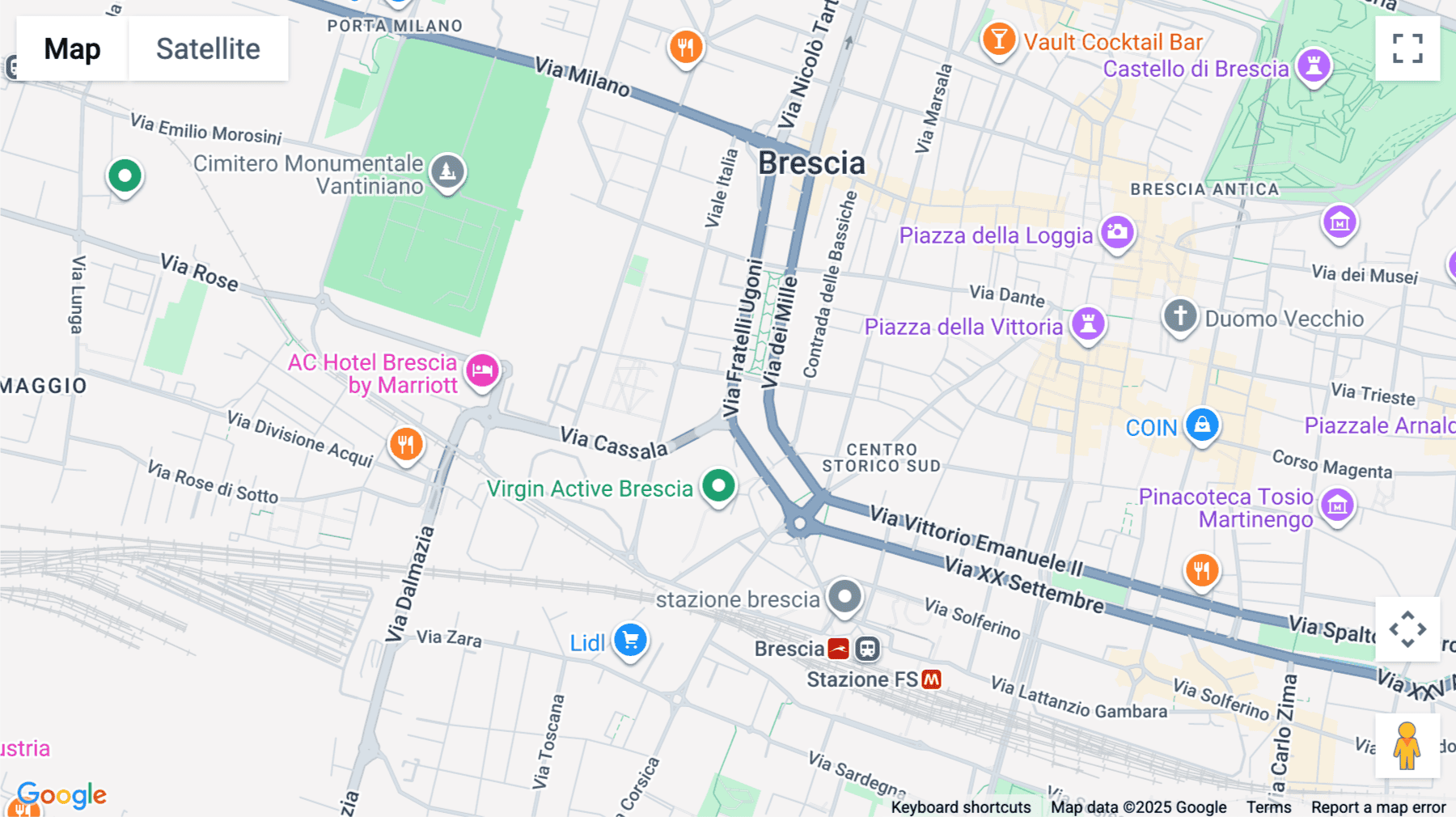 Click for interative map of Via Fratelli Ugoni 36, Skyline 18 building, 1st floor, Brescia