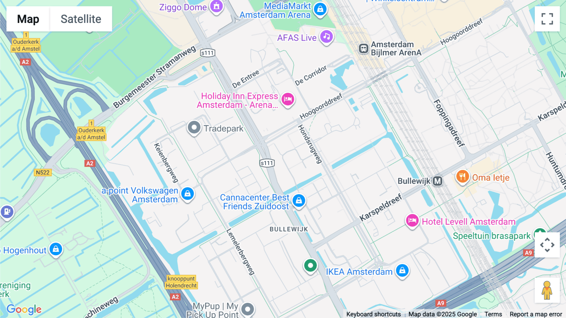 Click for interative map of Herikerbergweg 292-342, 1101 CT Amsterdam, The Netherlands, Amsterdam