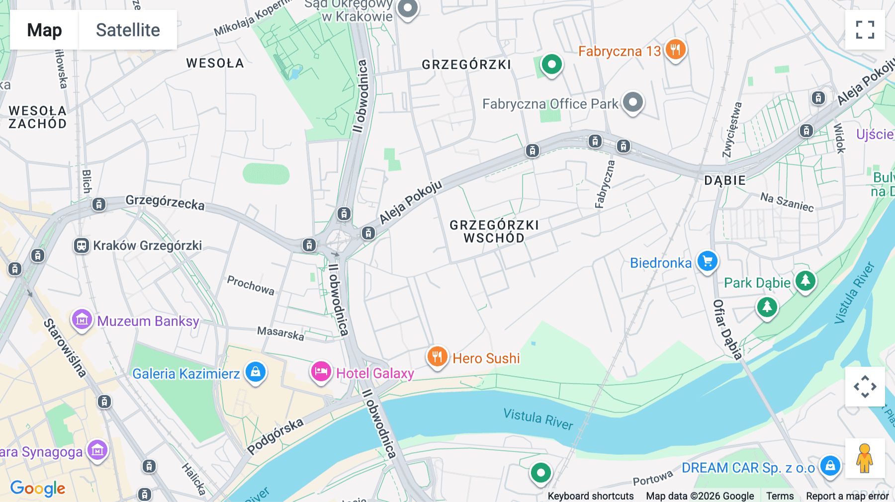 Click for interative map of 1st floor, Graffit House,6 Rogozińskiego Street, Krakow
