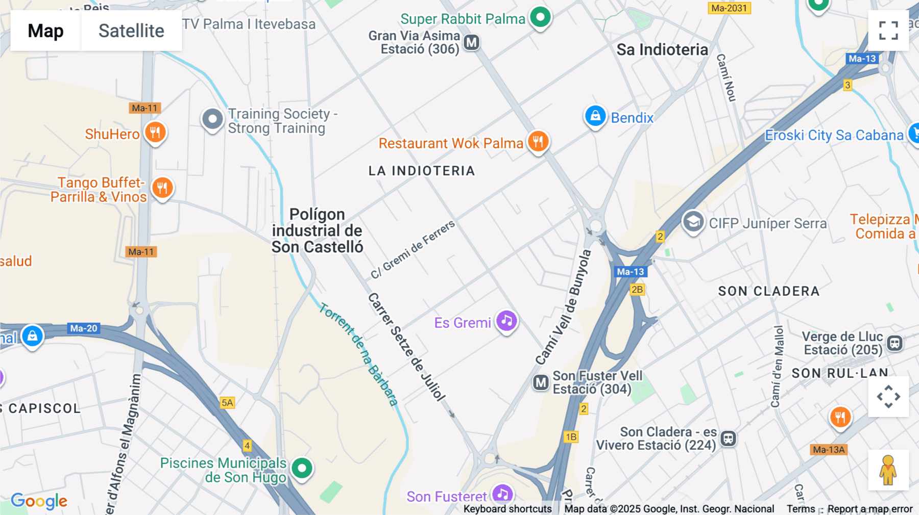 Click for interative map of 2nd floor, Poligono de Son Castelló,Gremi de Sabaters 21, Palma de Mallorca