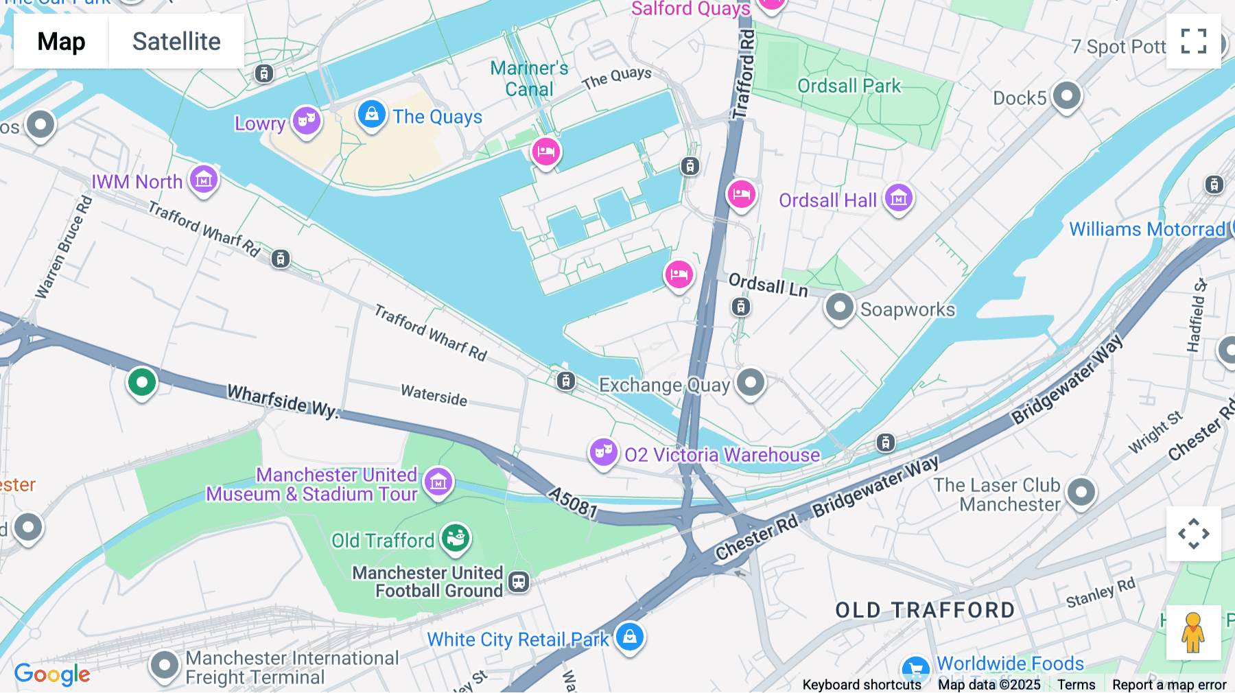 Click for interative map of Clippers House, Clippers Quay, Manchester