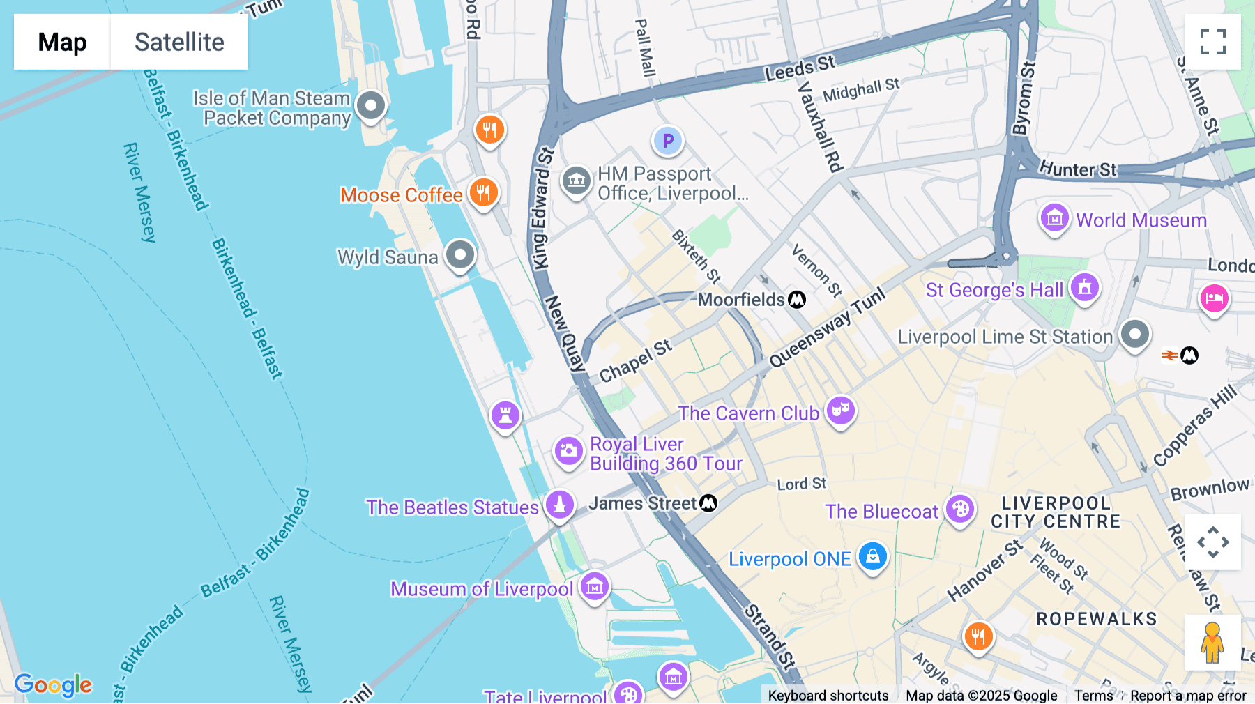 Click for interative map of 20 Chapel Street, First and Second Floors, Liverpool