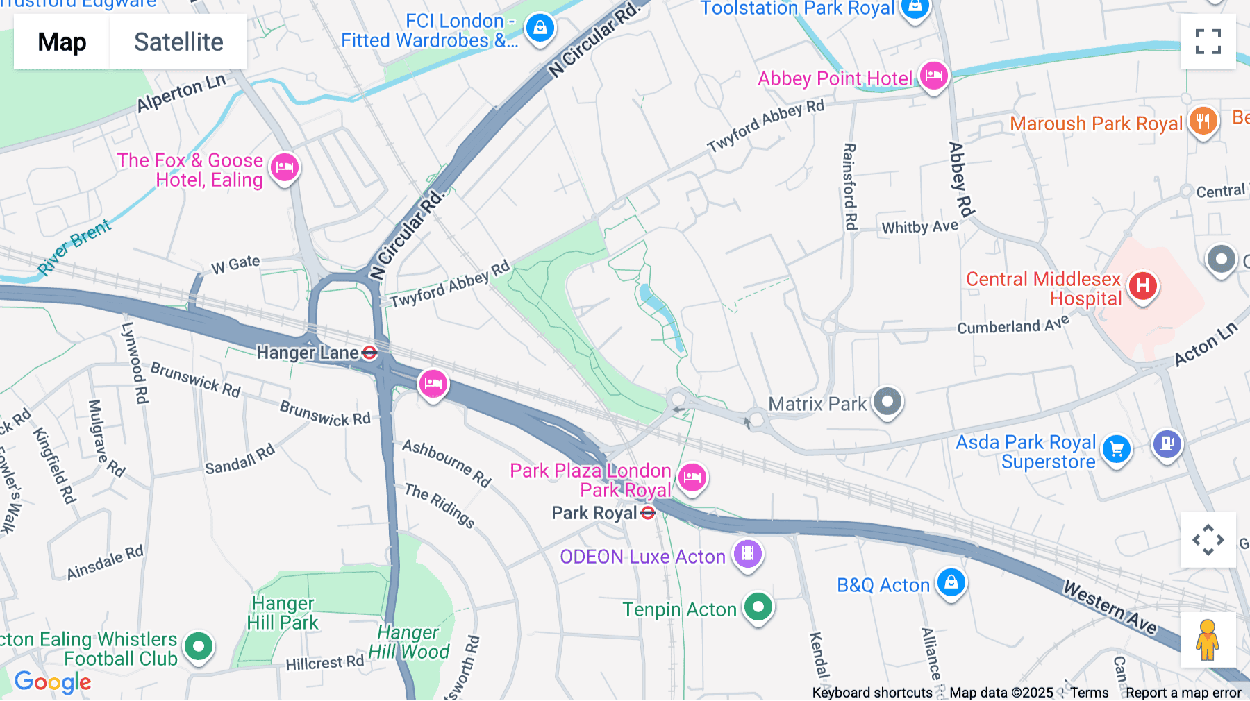 Click for interative map of 6th floor, First Central 200 2 Lakeside Drive, Park Royal, London