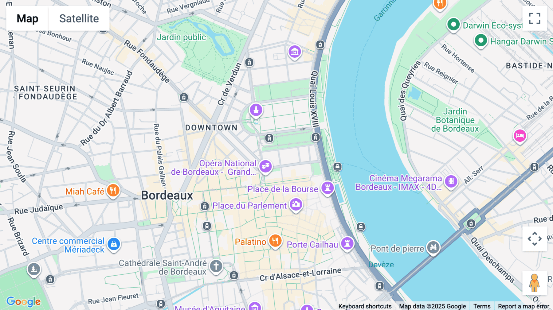 Click for interative map of Bordeaux Quinconces, 9 rue de Condé, Bordeaux