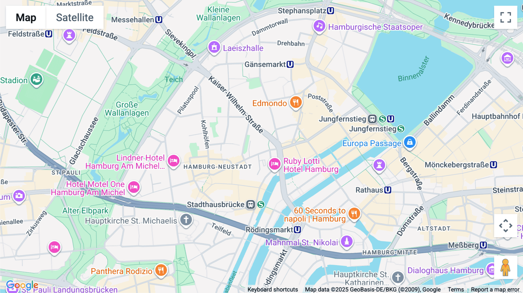 Click for interative map of Axel-Springer-Platz 3, Stadthaus, Hamburg