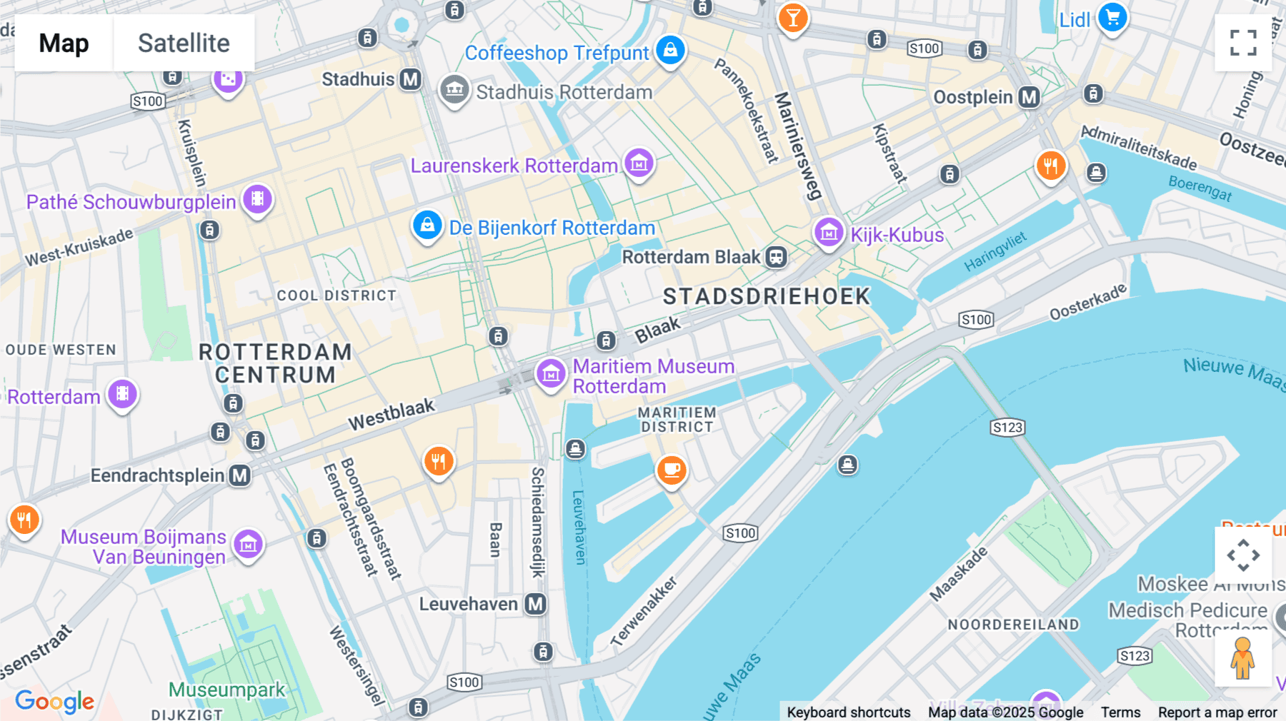Click for interative map of Blaak 34, Rotterdam