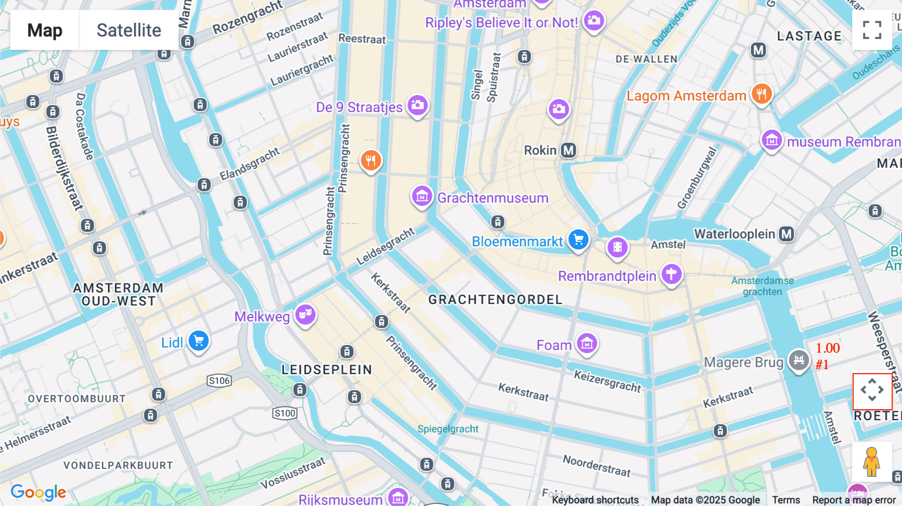 Click for interative map of Herengracht 420, Amsterdam