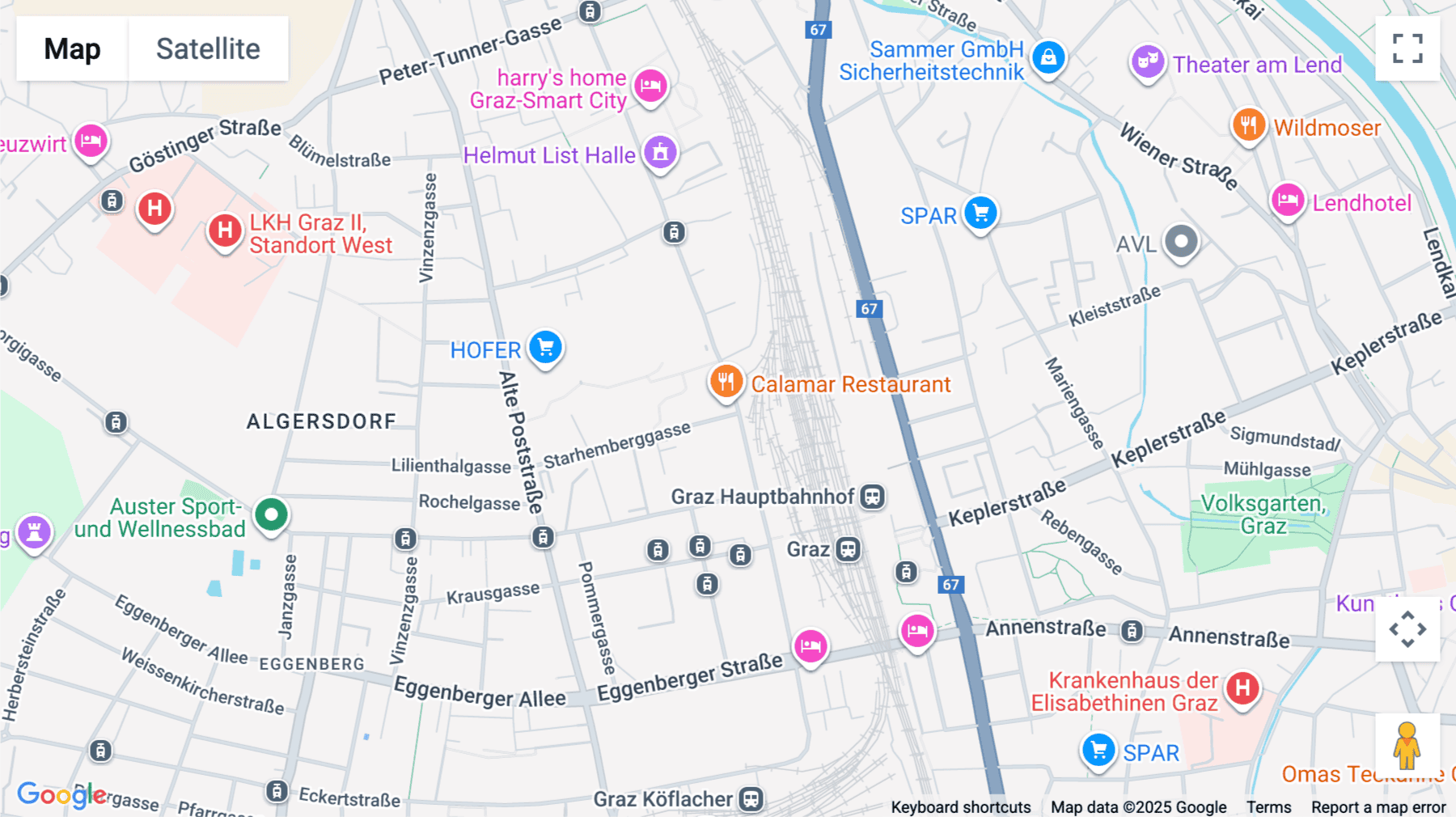 Click for interative map of Waagner-Biro-Strasse 47, 1st, 2nd and 4th Floors, Graz