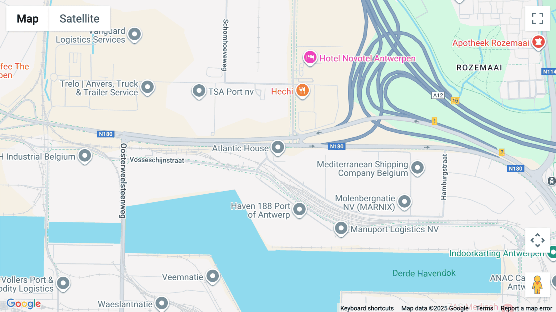 Click for interative map of Noorderlaan 147, Antwerp